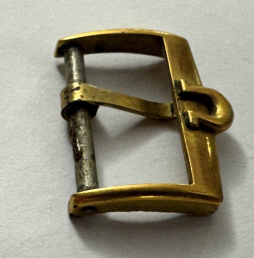 Vintage Omega Gold Plated Buckle Vintage Very Rare Original 16mm