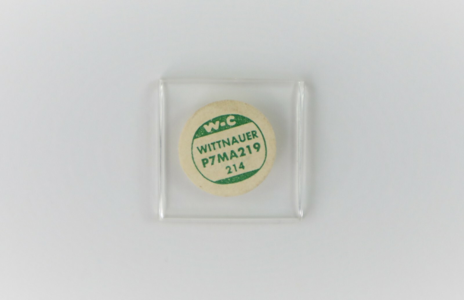 WC Glass Wrist Watch Crystals- Wittnauer