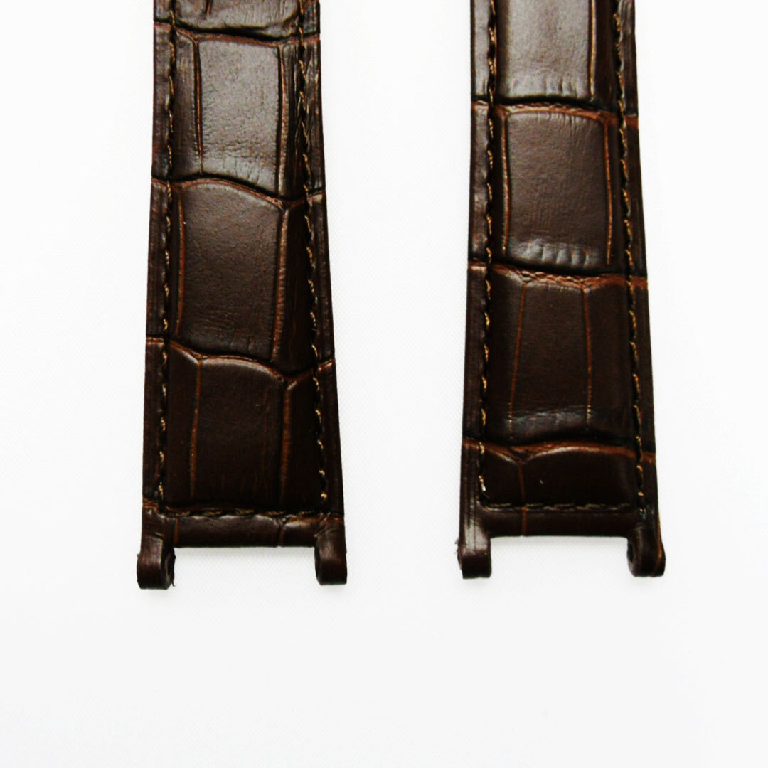 Genuine Leather Band, Alligator Grain (PADDED) fit to Cartier Watch 21×14.5×18