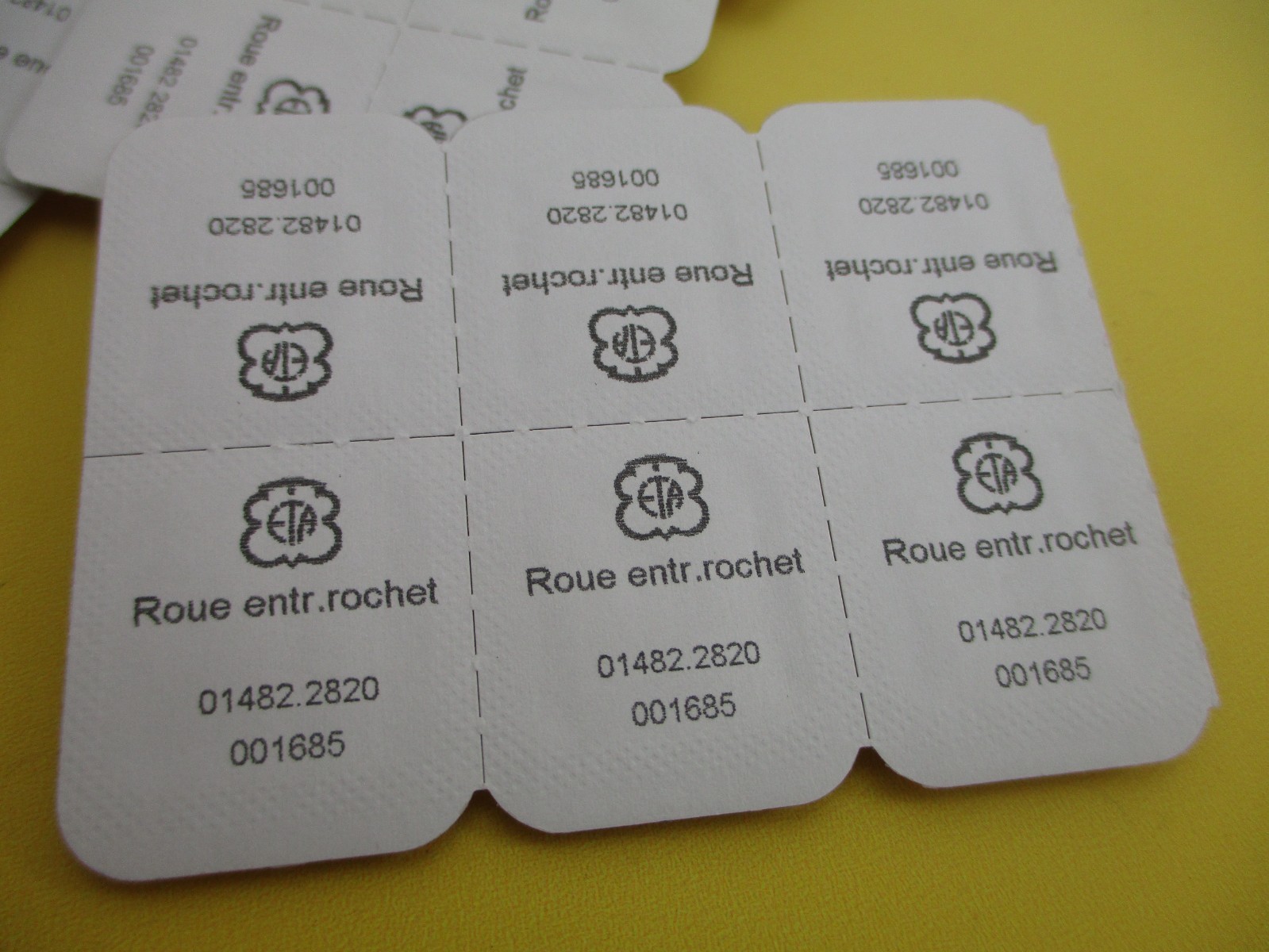 100% original ETA 2824-2 driving whl for ratchet whl 1482, price for 1 pack .