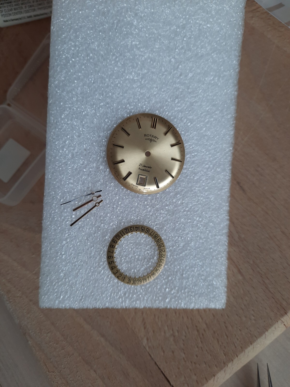 Rotary watch dial AS 2061