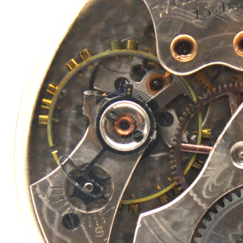 1917 WALTHAM POCKET WATCH MOVEMENT 20994229 GRADE: 220 12s 15j (RX)