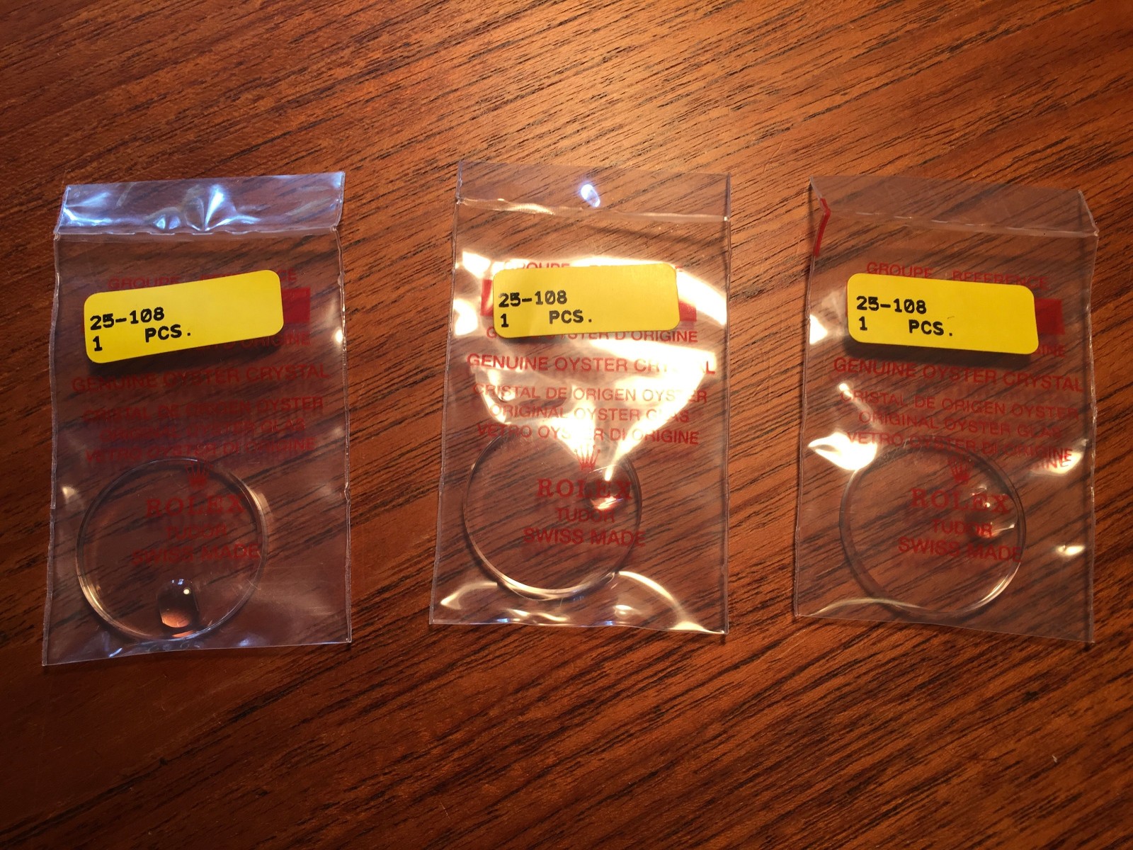 Rolex Original Factory Sealed 25-108 Tropic Oysterdate Precision Crystal OEM NOS