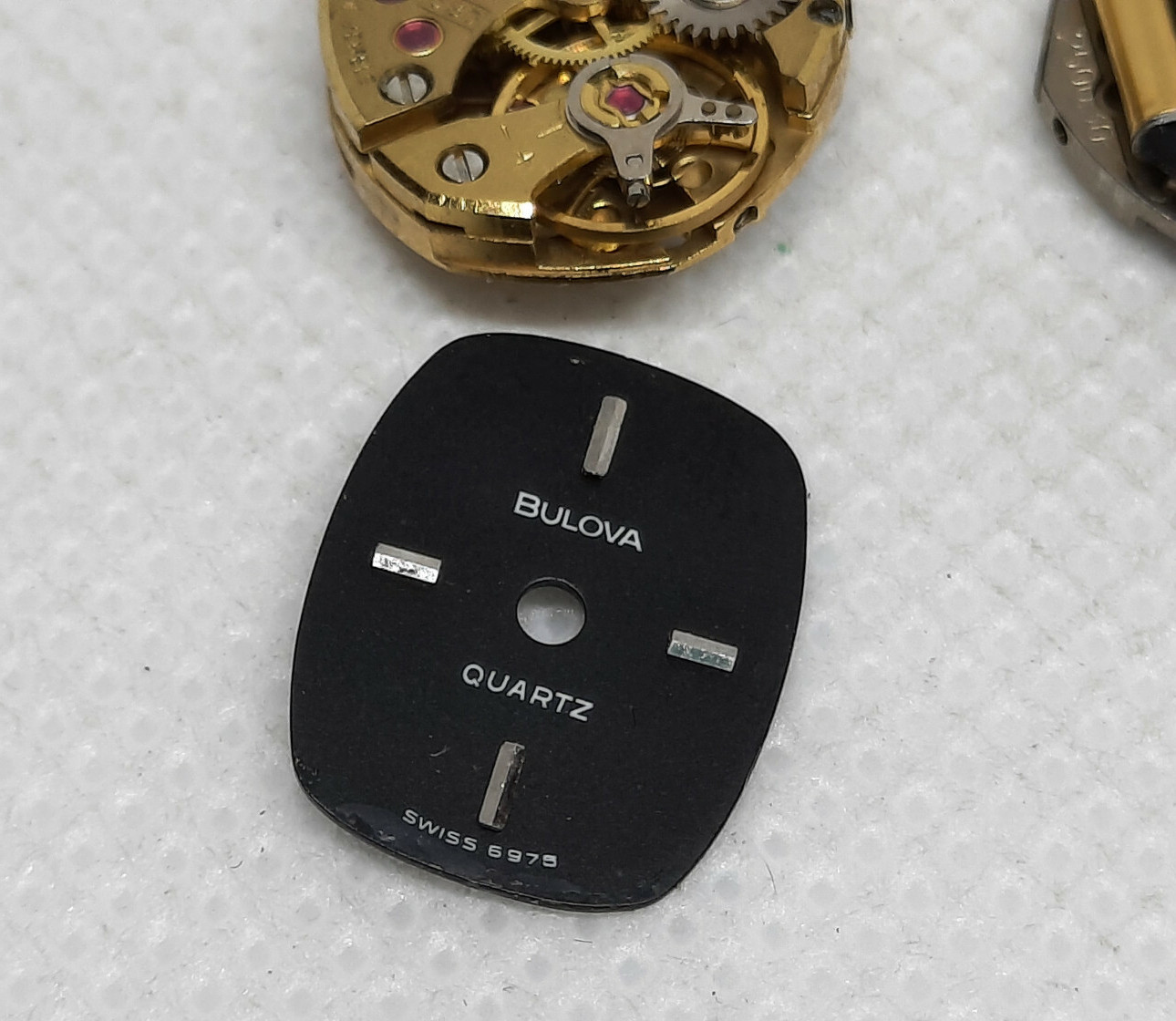 Lot of Various Vintage Bulova Ladies Watch Movement Parts 1960′ / 1970′ / 1980′