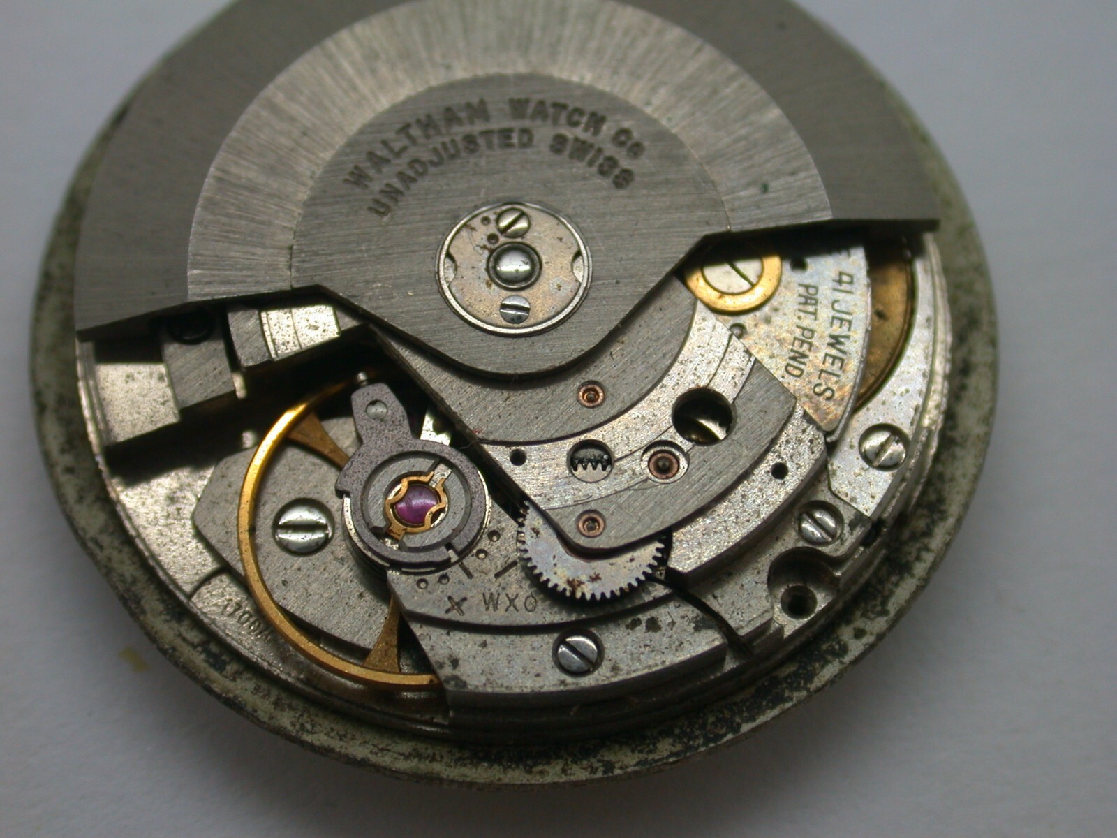 WATCHMAKERS – WALTHAM 41 MOVEMENT – VINTAGE PARTS – 32MF10