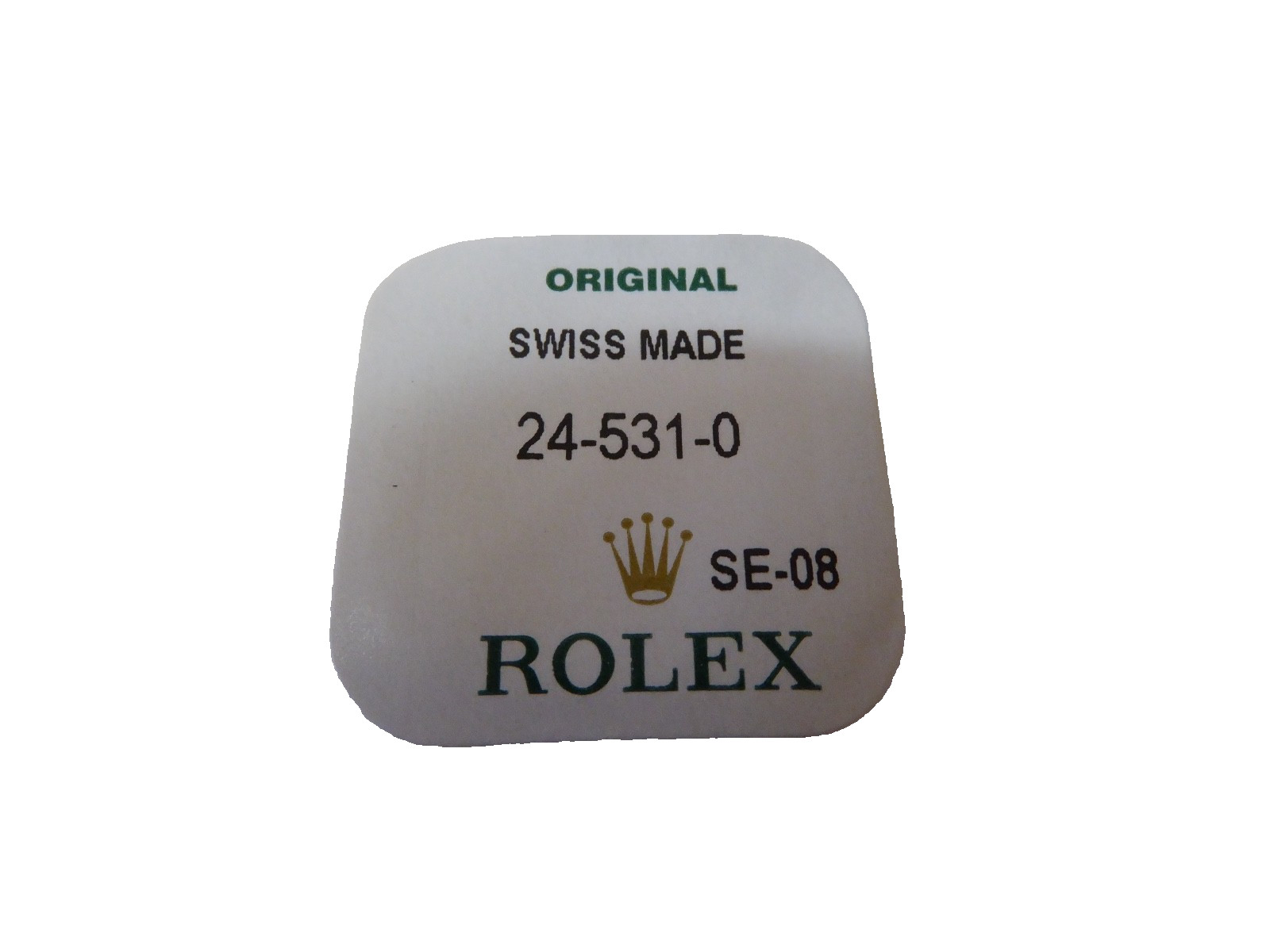 Rolex Steel Crown 24-531-0 New Genuine Rolex Part 5.3mm All Ladies Models & GMT