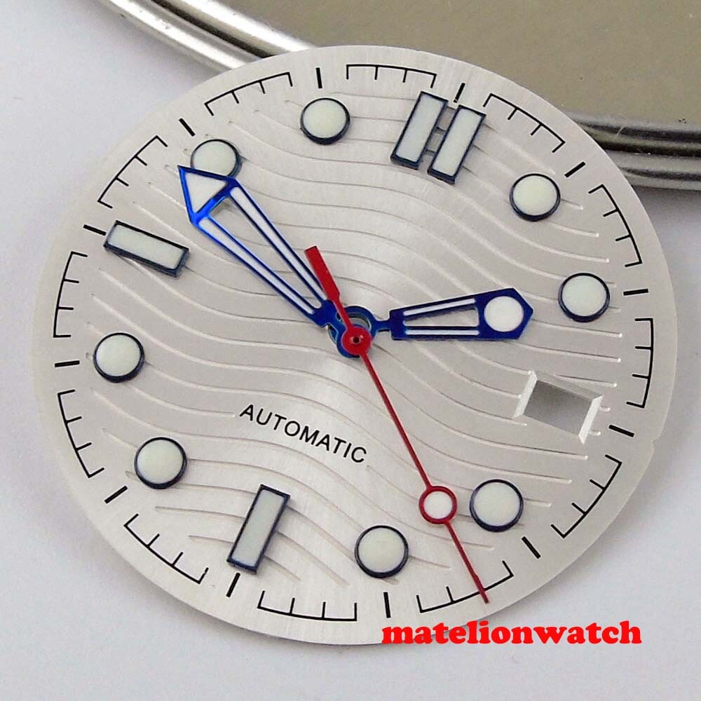 31mm Sterile Watch Dial Hands Fit NH35A ETA2824 PT5000 Miyota8215 821A DG2813