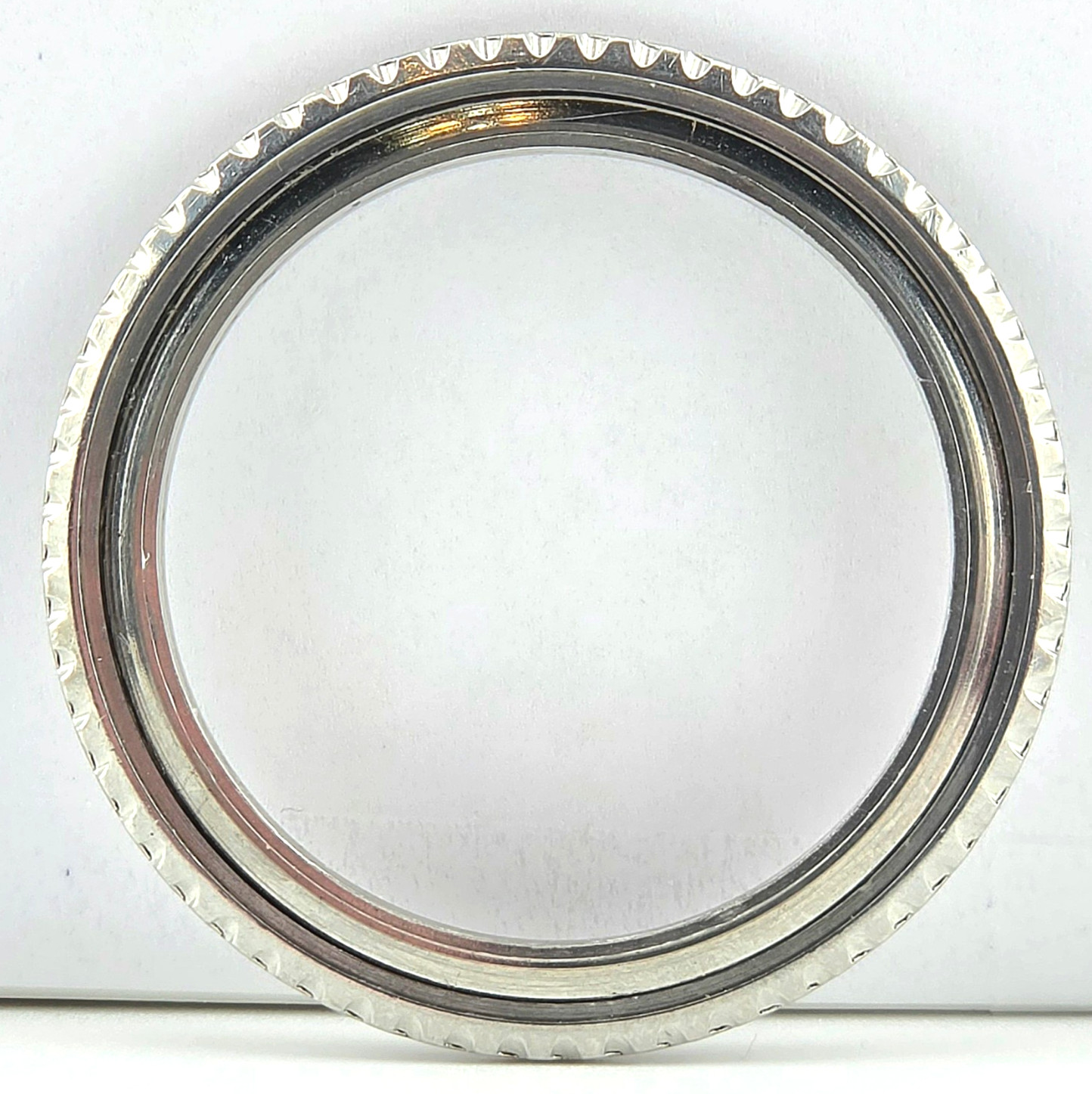 Genuine Rolex Sea Dweller 1665 Bezel with Crystal Retaining Ring