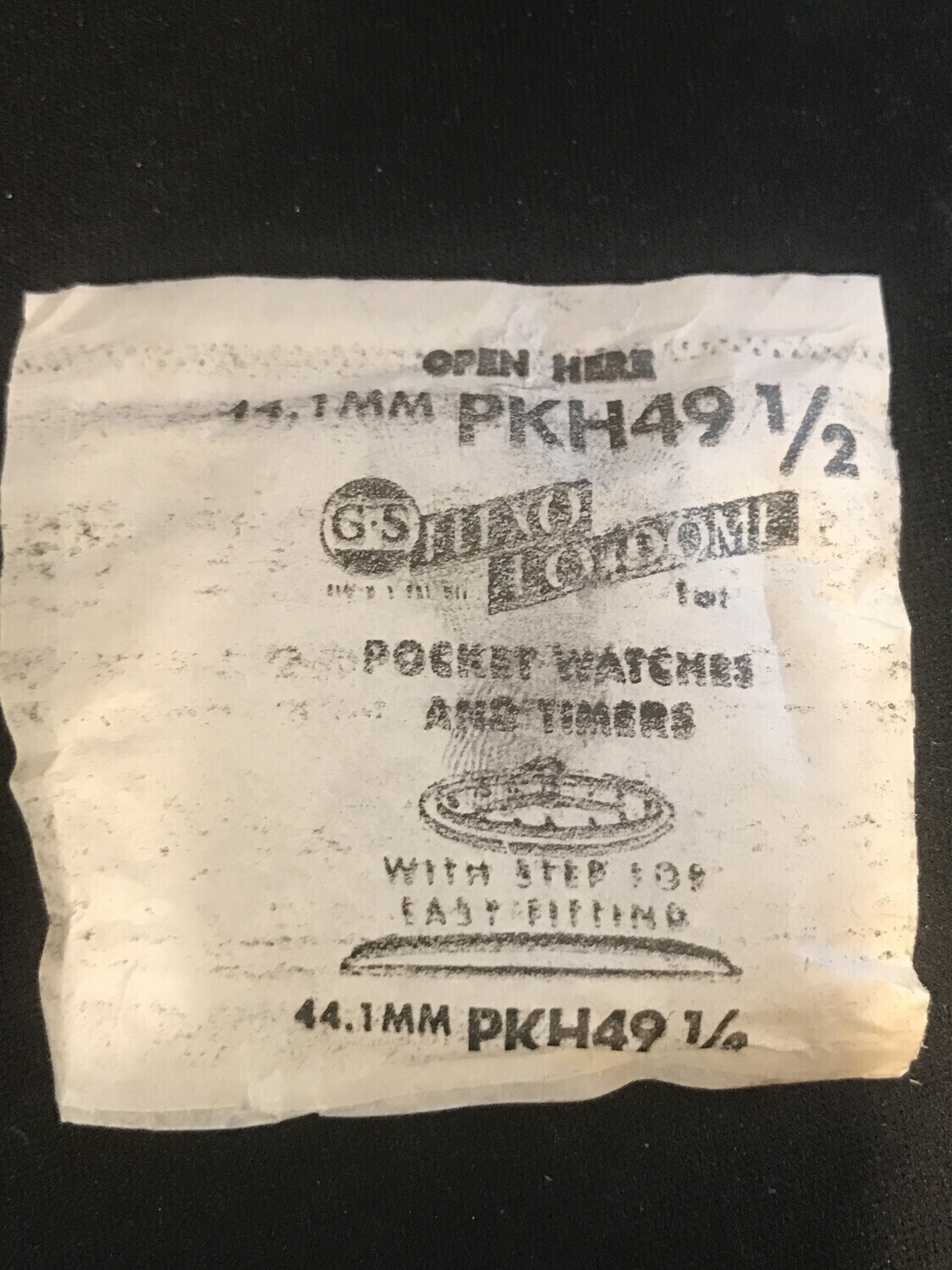 GS PKH49½ Pocket Watch Crystal 44.1mm – New