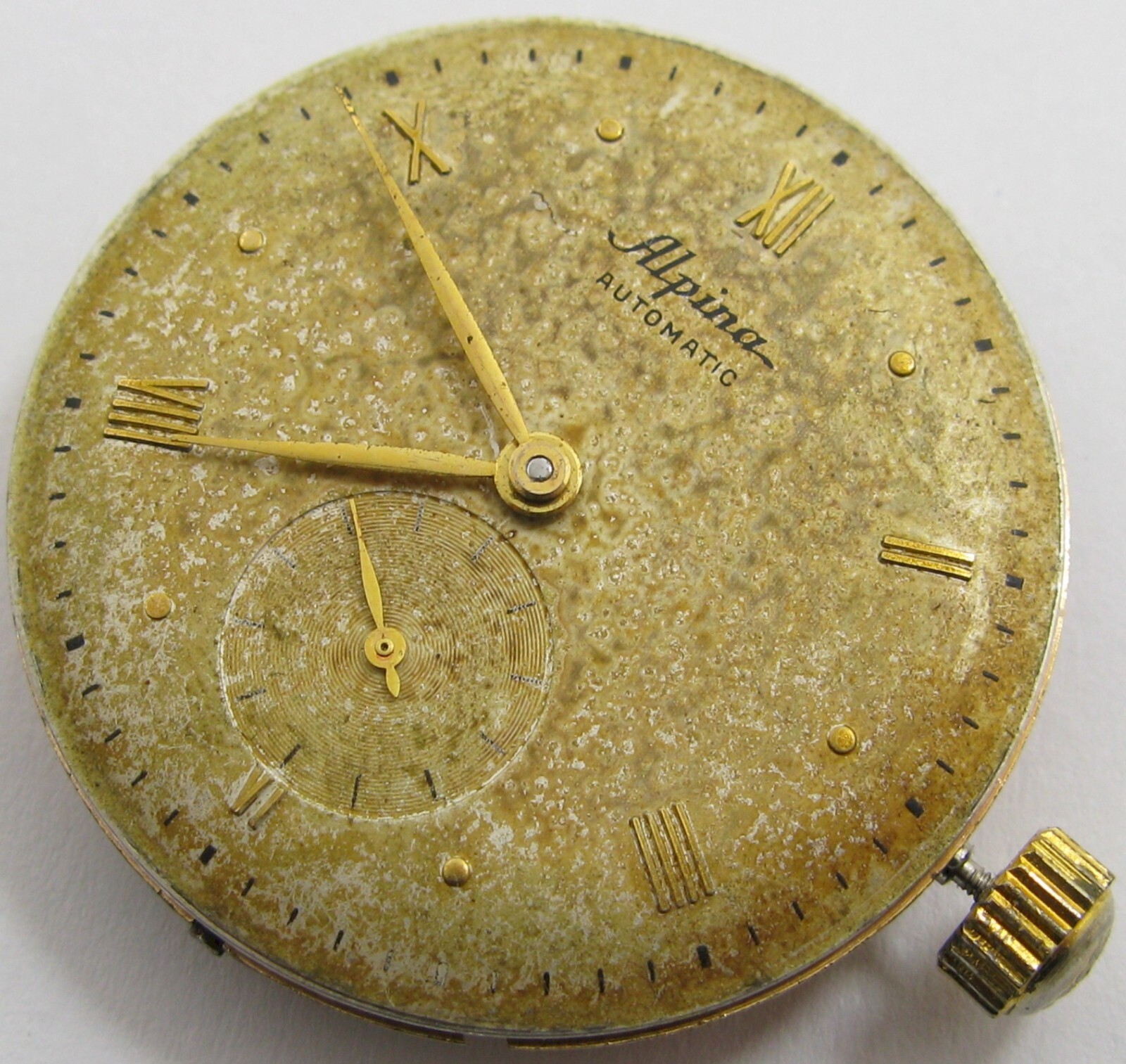 Alpina 582 bumper automatic watch movement for project … diameter 29.8 mm