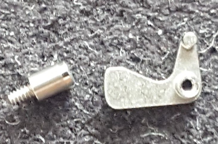 Omega Caliber 330 Part Number 1109 + 2407 (Setting Lever and Screw)