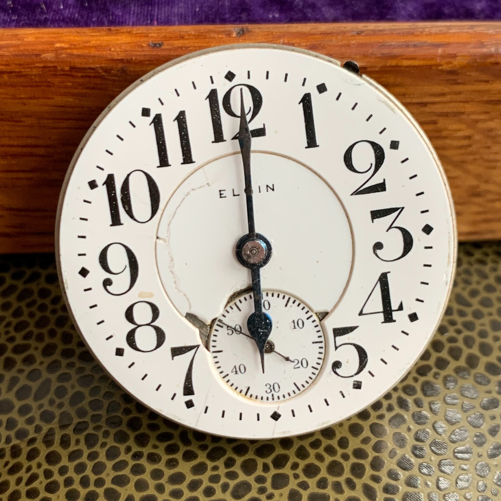1917 Elgin B.W. Raymond Grade 372 16S 19J RR Pocket Watch Movement Runs Repair 2
