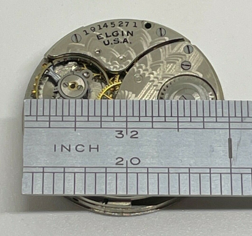 Elgin Movement Double Roller USA
