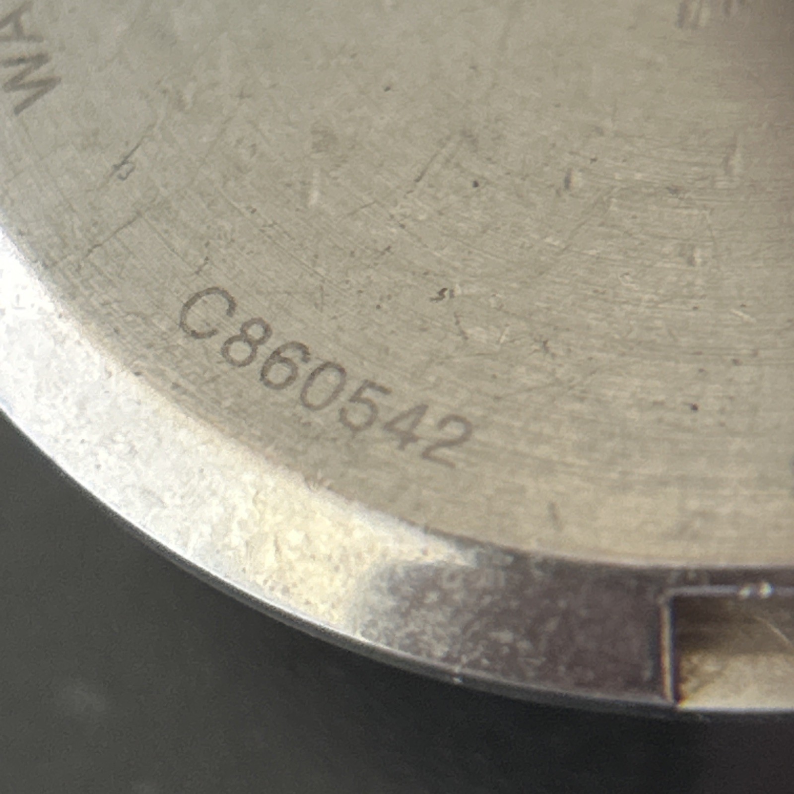 BULOVA C860542 Chronograph Watch Caseback