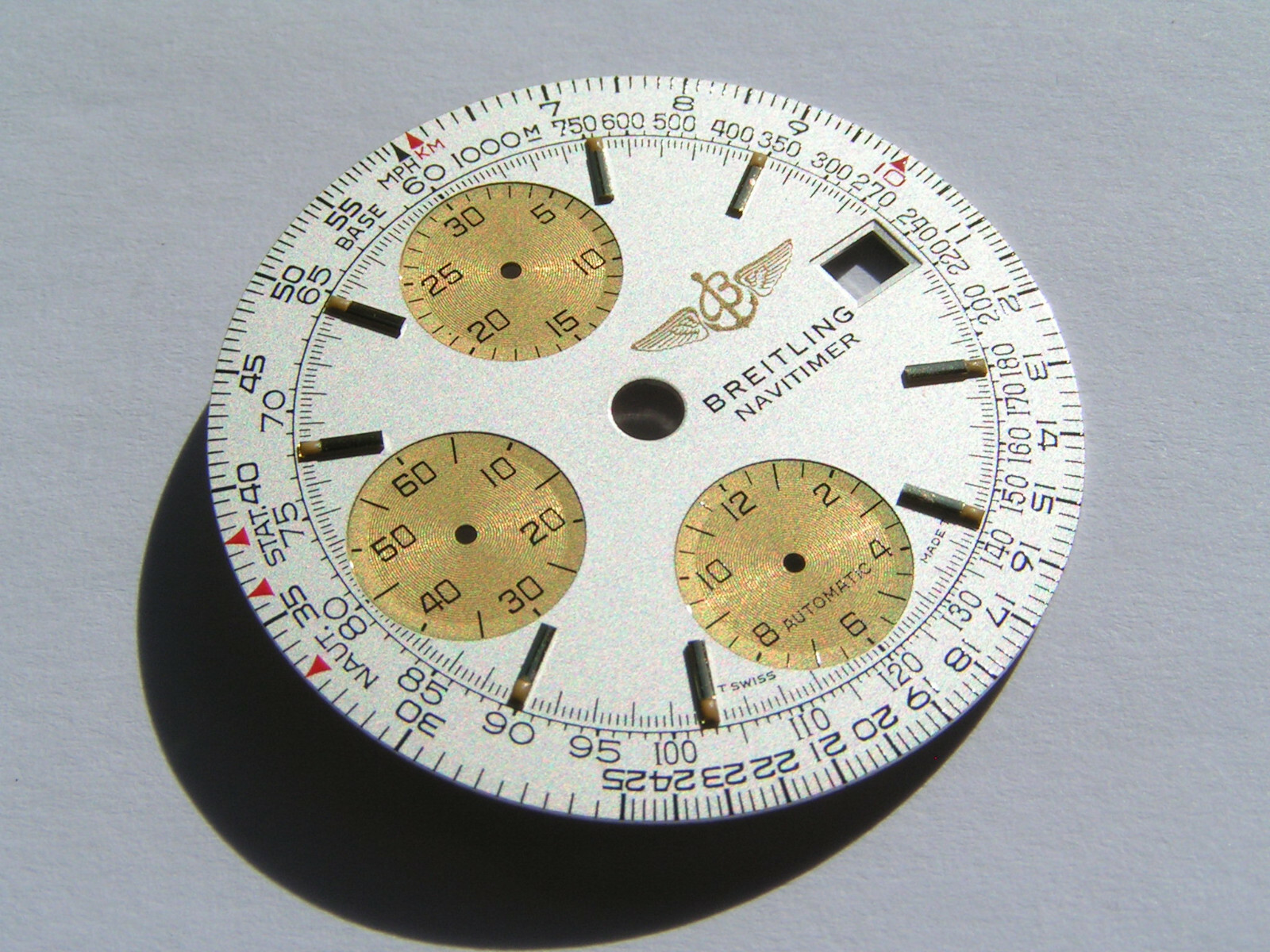 Breitling Old Navitimer D13019 K13019 dial silver silber ZB NOS I687
