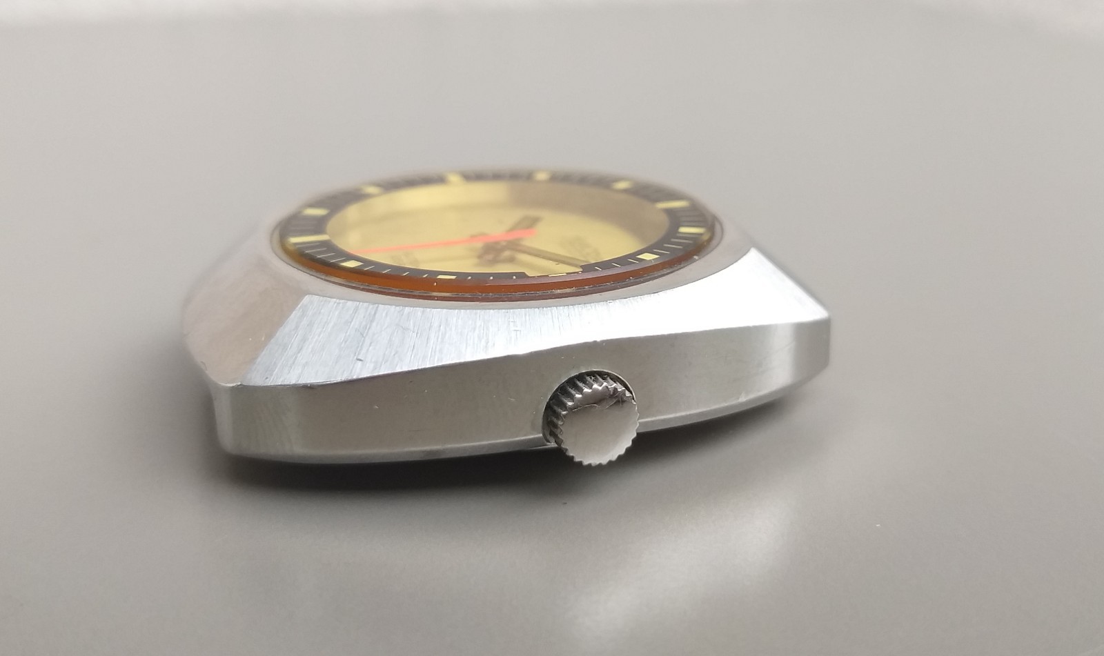 ETA 2452 Automatic Project Watch Steel Case + Dial & Hands NOS 1970’s Parts