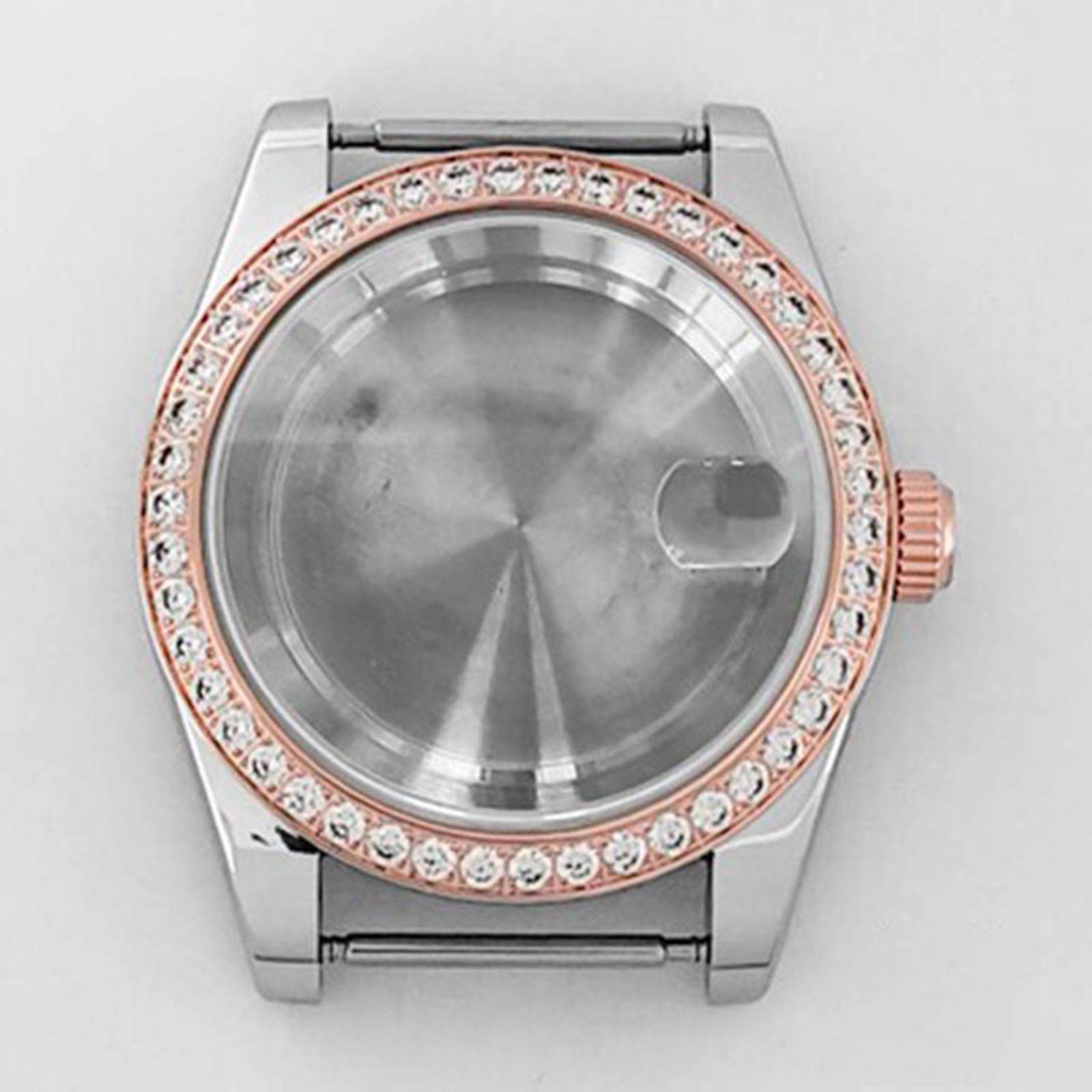39mm Stainless Steel Watch Case Modified With Watch Part For Nh35/36 Movement