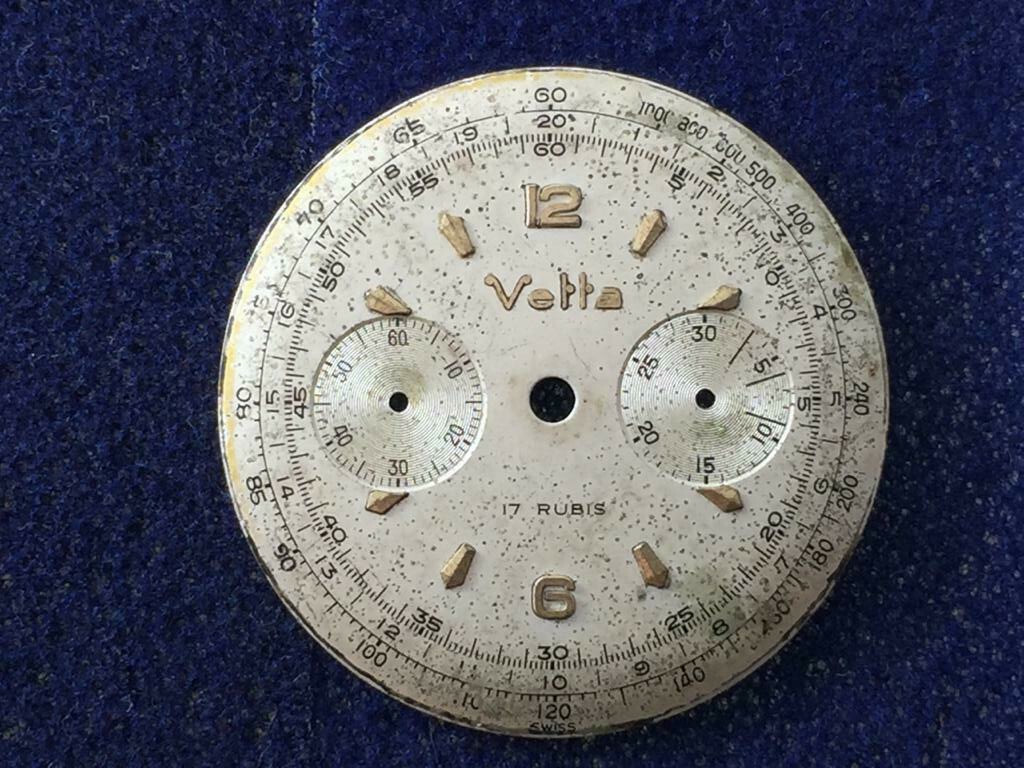 Vintage Valjoux 23 Vetta Dial