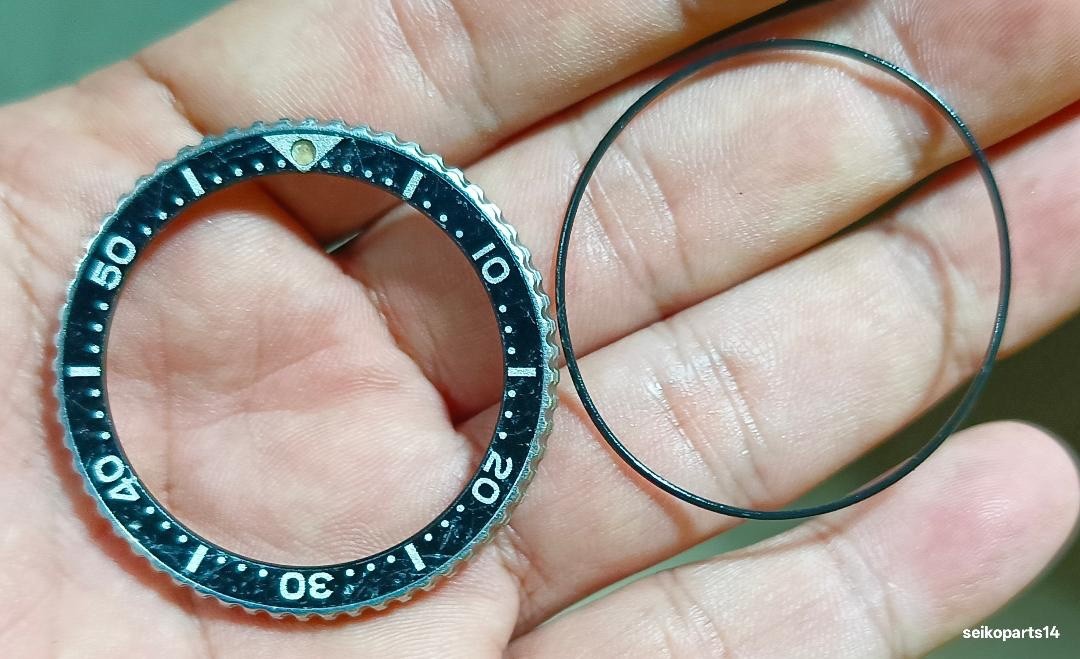 ORIGINAL SEIKO BEZEL MATTE BLACK INSERT 6306-7000 6306-7001 6309-7040 7049