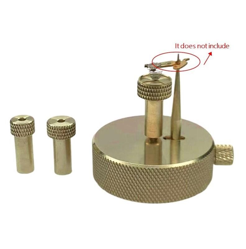 Adjustable Hairspring and Balance Staff Holder for Watch Movement Balance Wheel