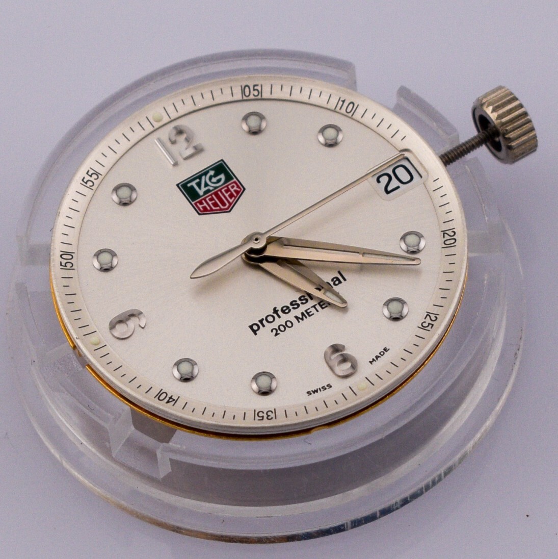 Tag Heuer Mens Kirium Silver WL1114 ETA 955.112 Movement Dial Hands 26MM New