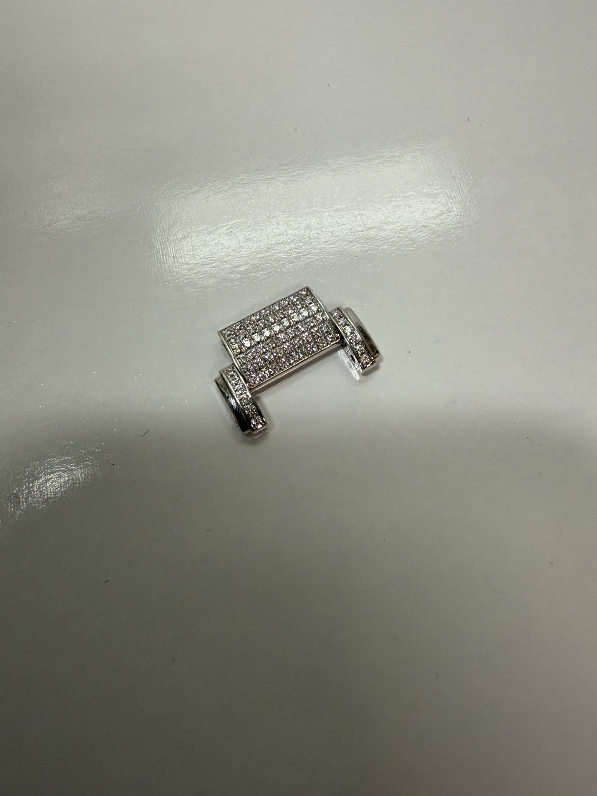 Patek Philippe 18k White Gold Pave Diamonds For Twenty 4 24 Ref 4909, 18.5mm