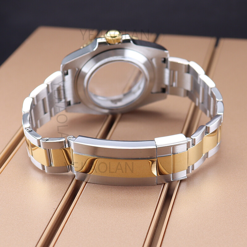 Watch Case Oyster strap Cyclops Sapphire Glass For Seiko nh35 Eta 2824 Movement