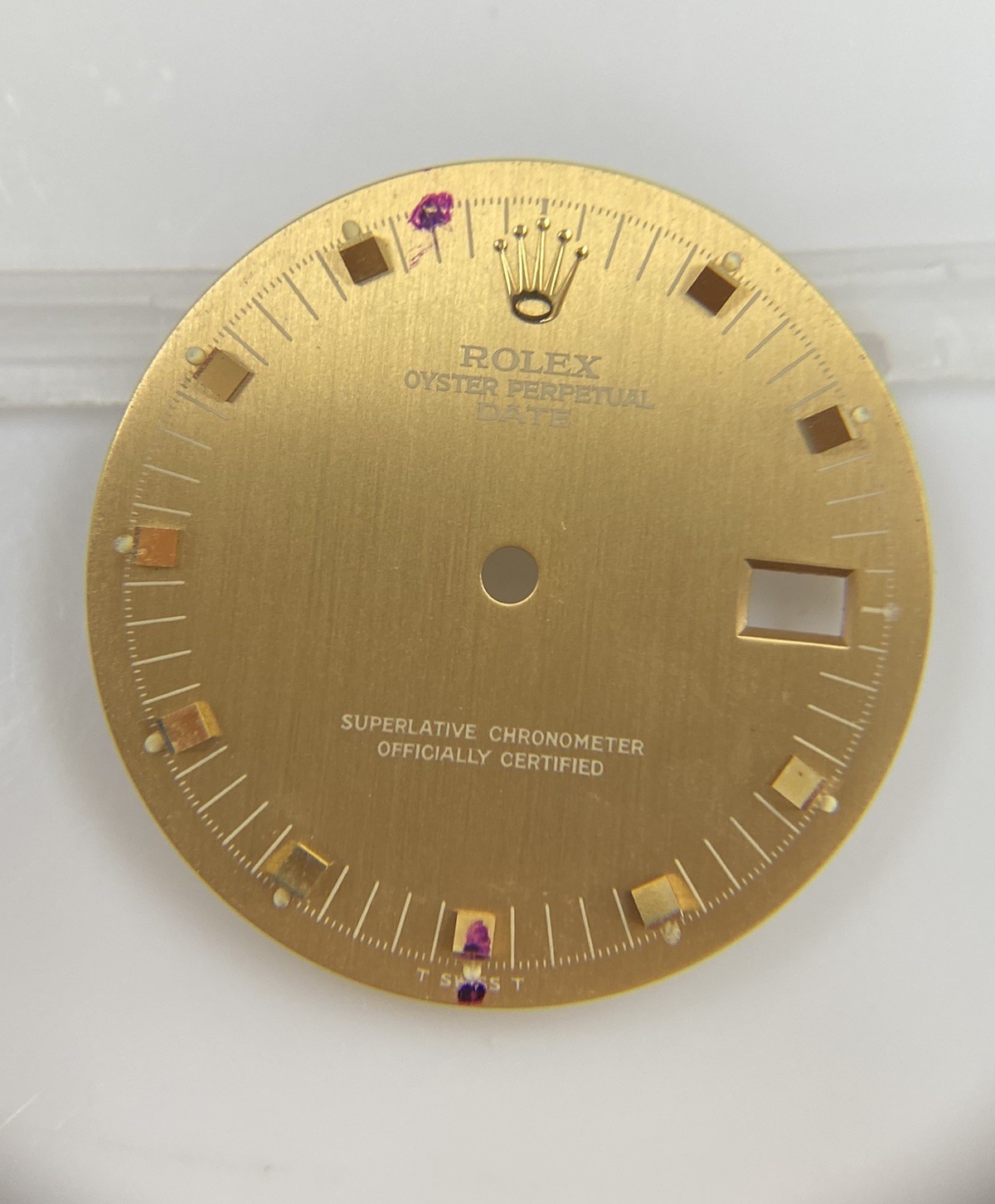 Genuine Rolex 34mm Datejust 1500 1501 1505 Cal 1560 1570 Champagne Gold Dial