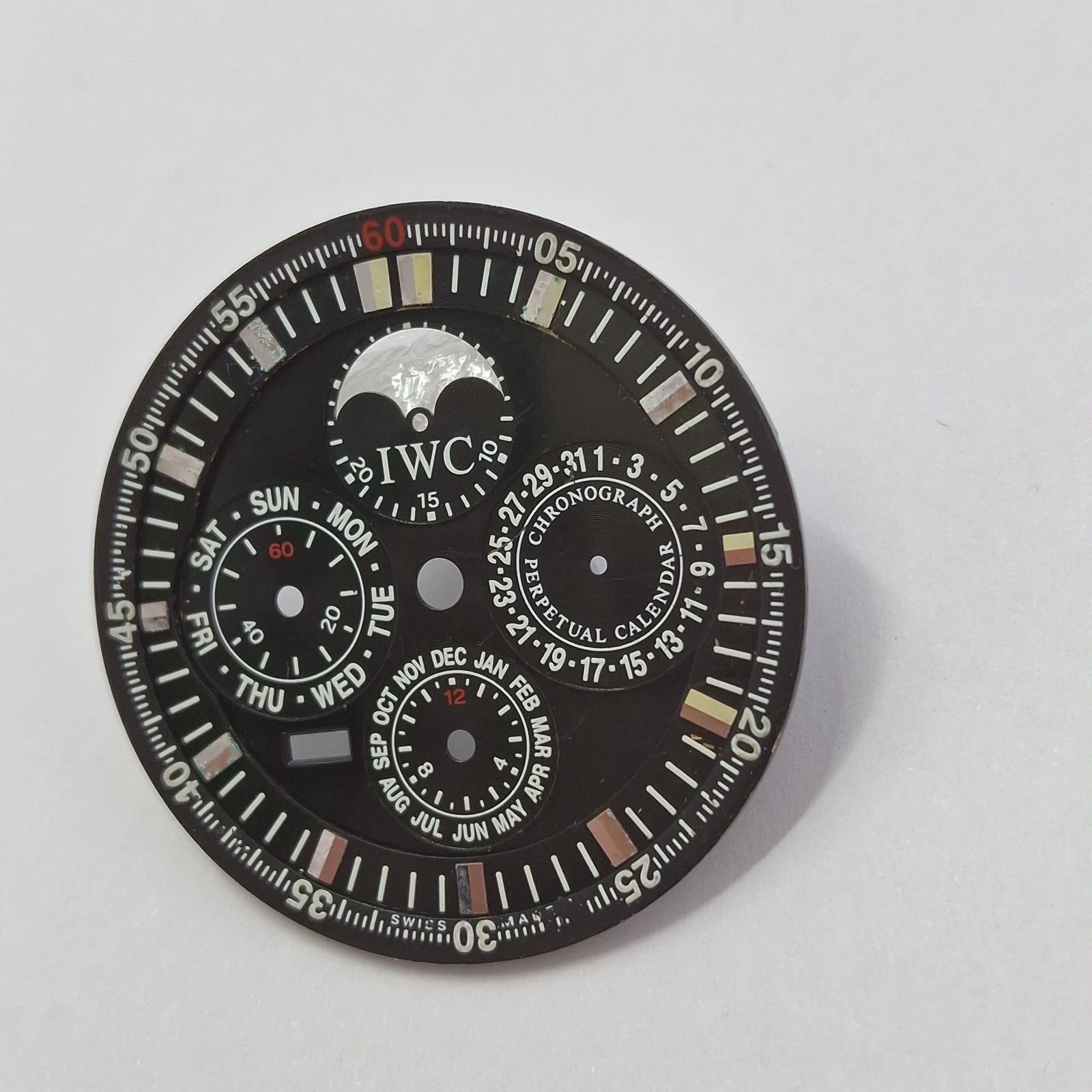 IWC International Watch Co 36.6 mm Dial Watch Parts Part Swiss Made #X7