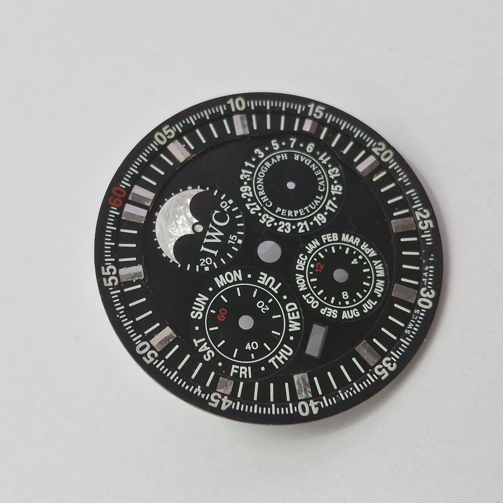 IWC International Watch Co 36.6 mm Dial Watch Parts Part Swiss Made #X7