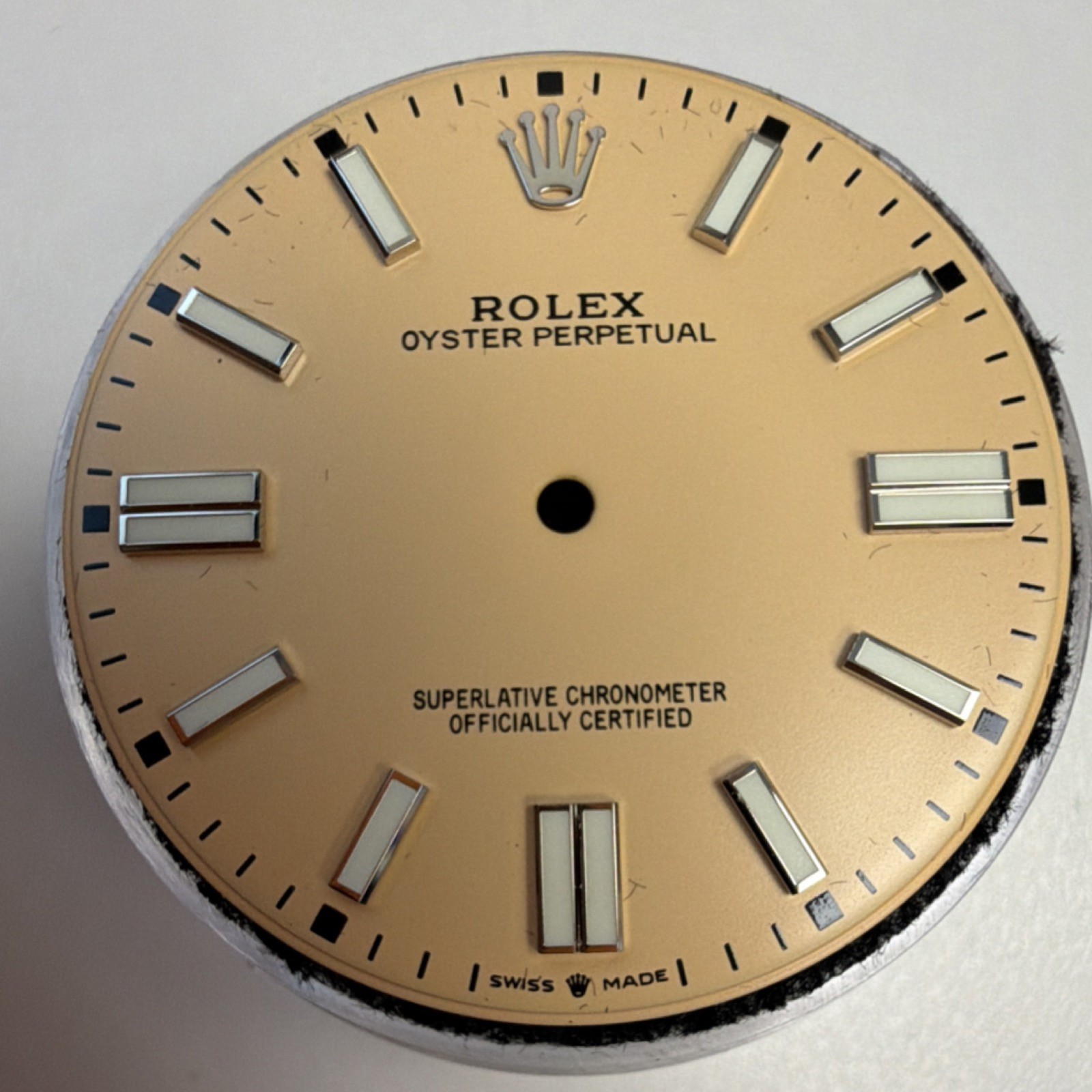 Rolex custom 41mm 124300 Beige dial