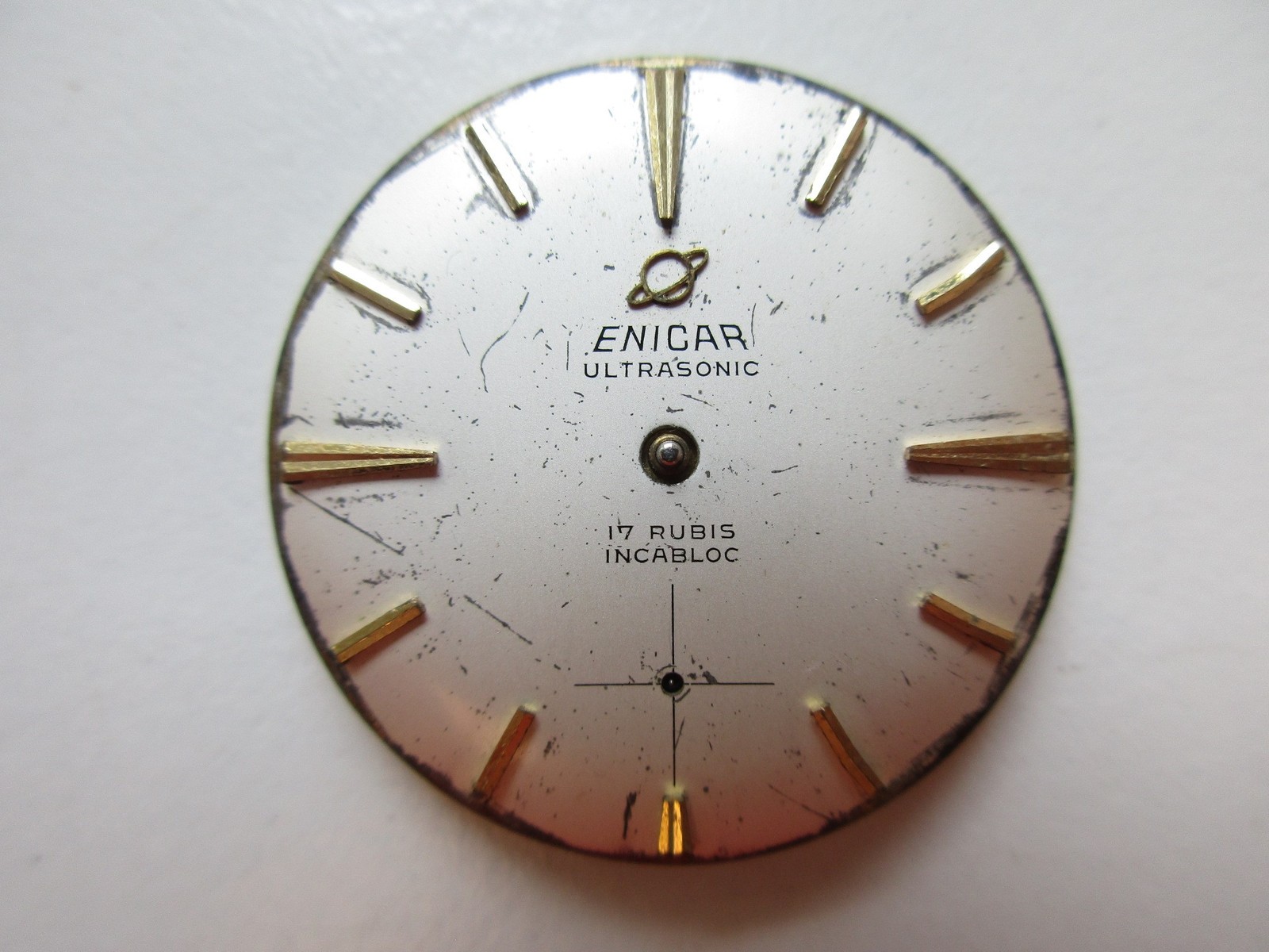 Enicar cal. 1292 Swiss made watch movement & dial – running