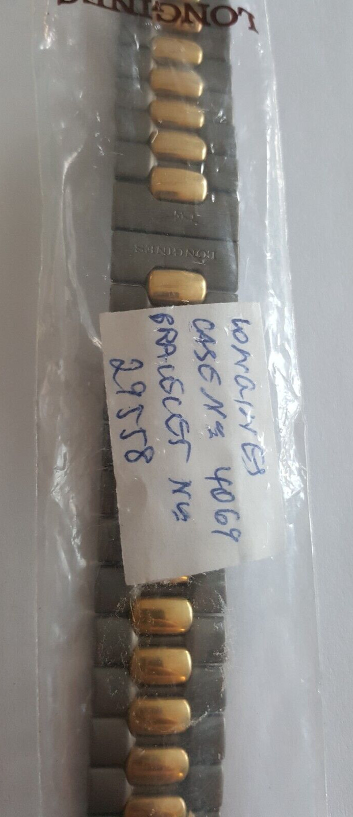 Longines Titanium-Gold Plated Watch Bracelet Number 29558