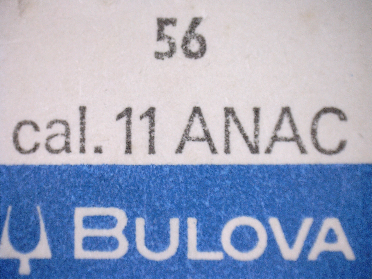 BULOVA 11ANAC Genuine Replacement Watch Part #56 BALANCE STAFF Factory Part.