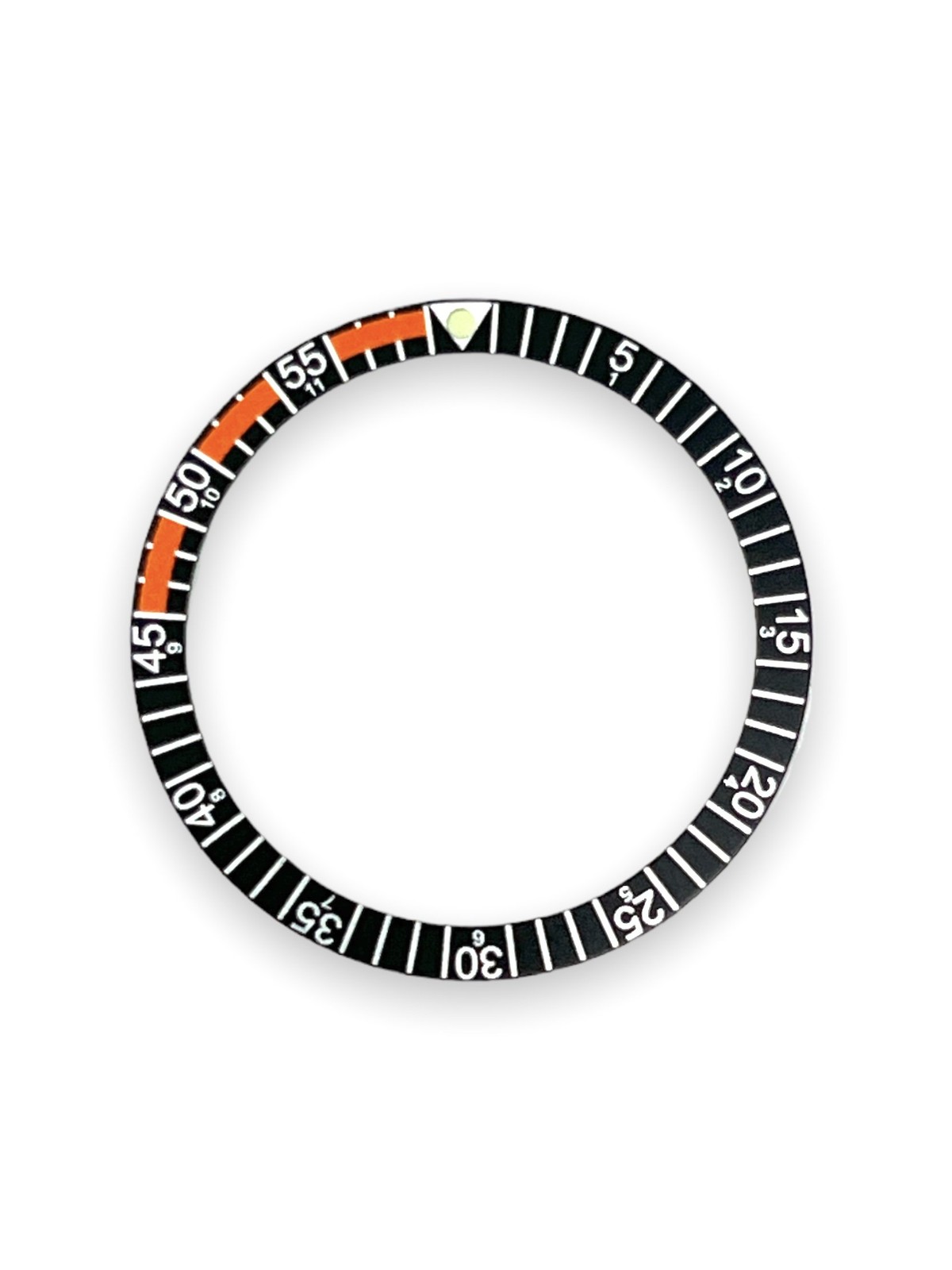 SKX007/SRPD Flat Bezel Insert – Orange/Black/Silver – 5/55 – CT6105