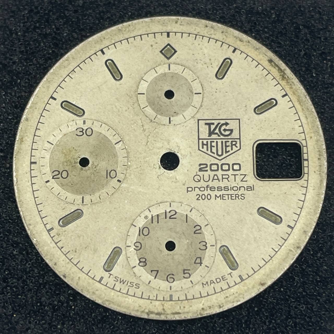 TAG HEUER 2000 PROFESSIONAL CHRONOGRAPH QUARTZ WHITE DIAL 29.2MM