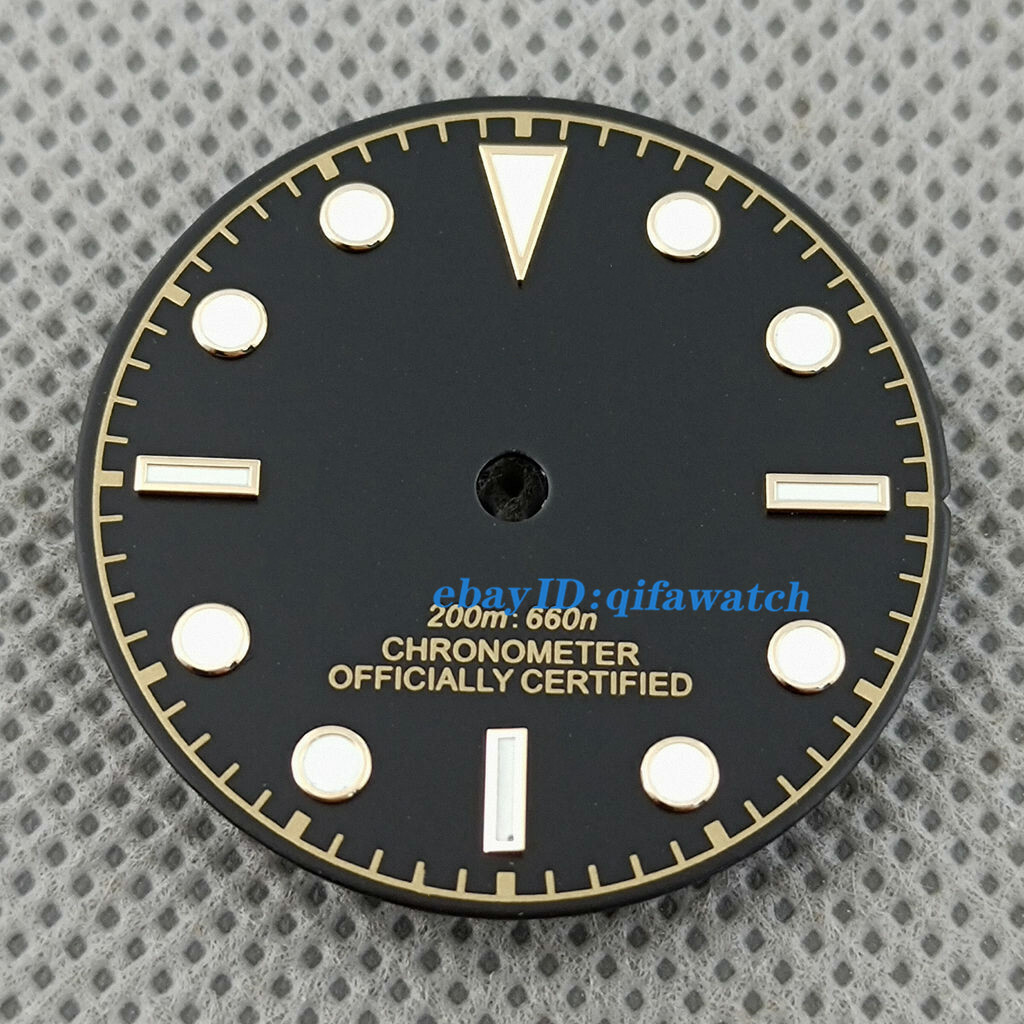 29mm Luminous Watch Dial Hands Fit NH35 NH36 ETA2824 Miyota 8215 DG2813 Movement