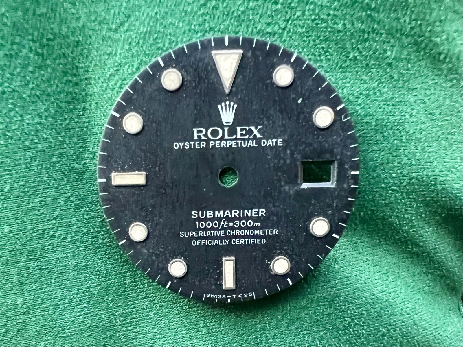 Authentic Rolex Submariner Date 40mm Black Tropical Dial 16800 16610 – OC#281