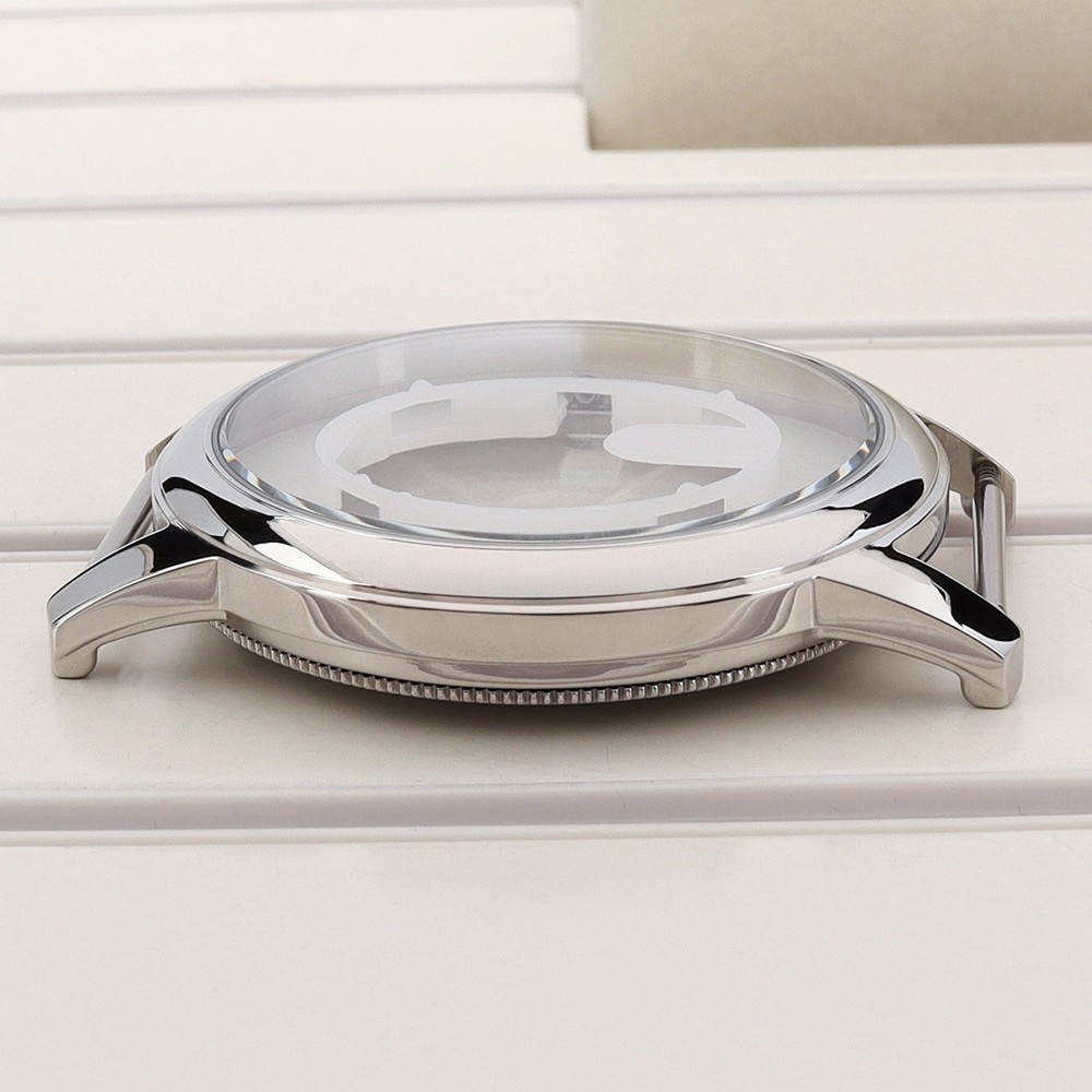 43.3mm Diver Watch Case Silver Golden altiplano Style 10ATM For Miyota 1L45/GM10