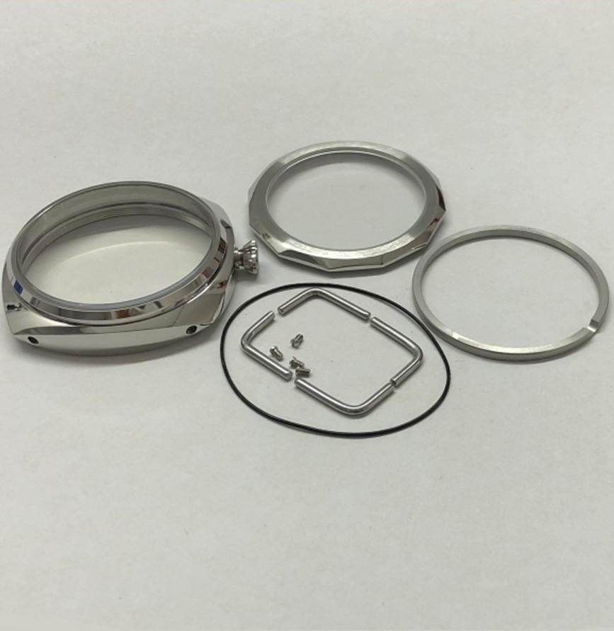 47mm 316L Steel Watch Case For ETA6497 6498 Seagull ST3600 3621 Watch Movement K