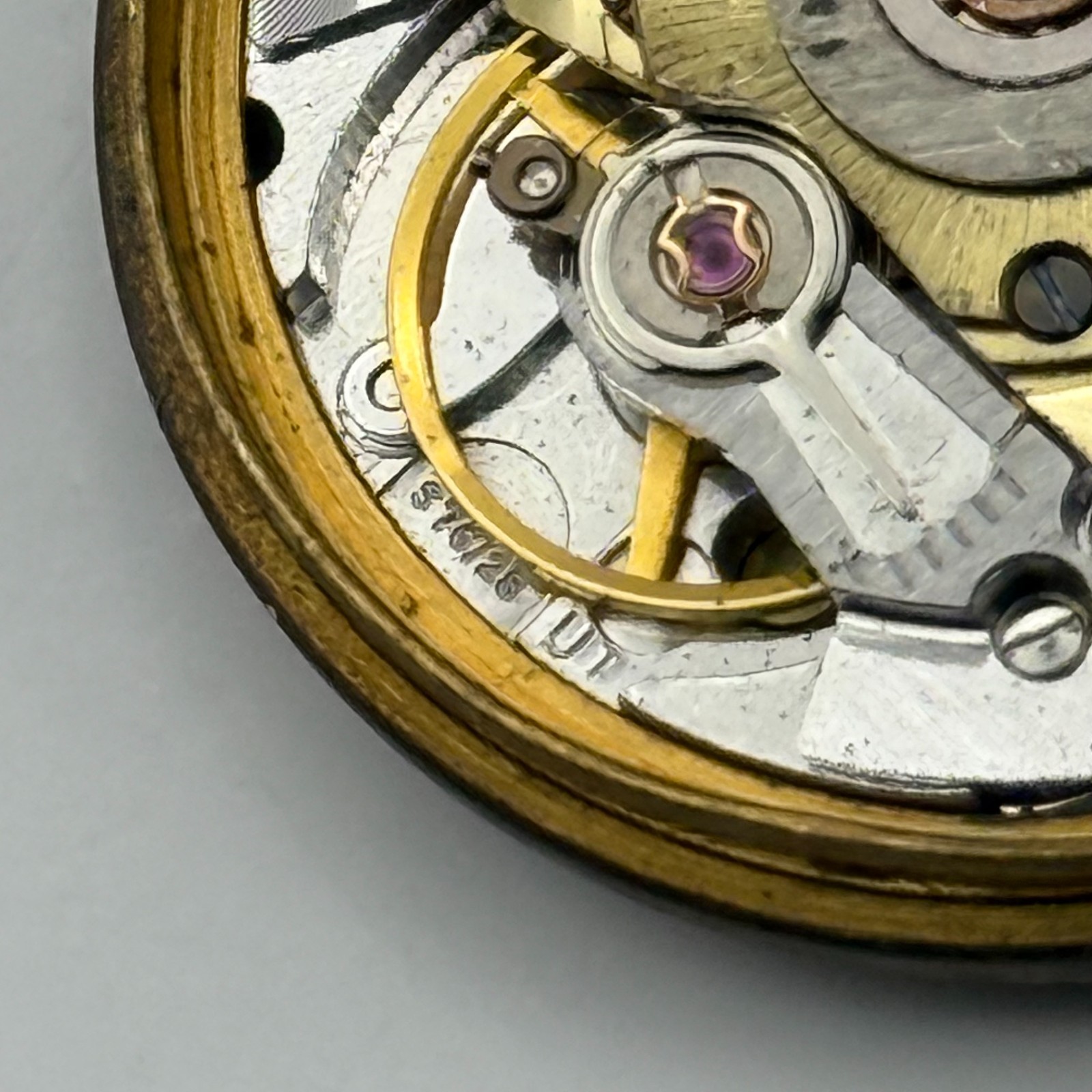 MSR S76/28 Watch Movement Garrard Date 21 Jewels Automatic Vintage Parts 30.5mm