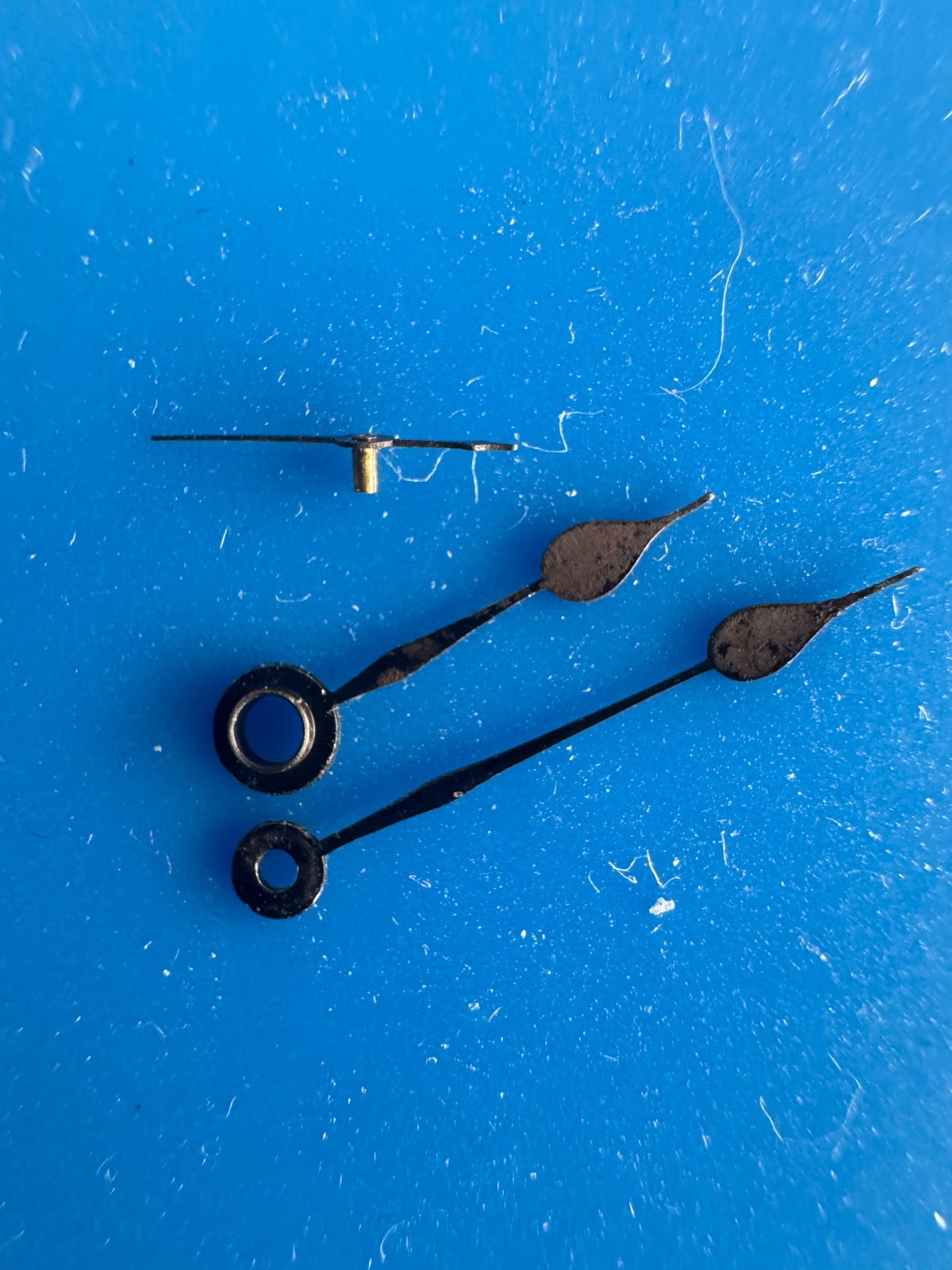 VINTAGE HANDS 3 PCS FOR 16 SIZE HAMILTON 996 POCKET WATCH GOOD CONDITION