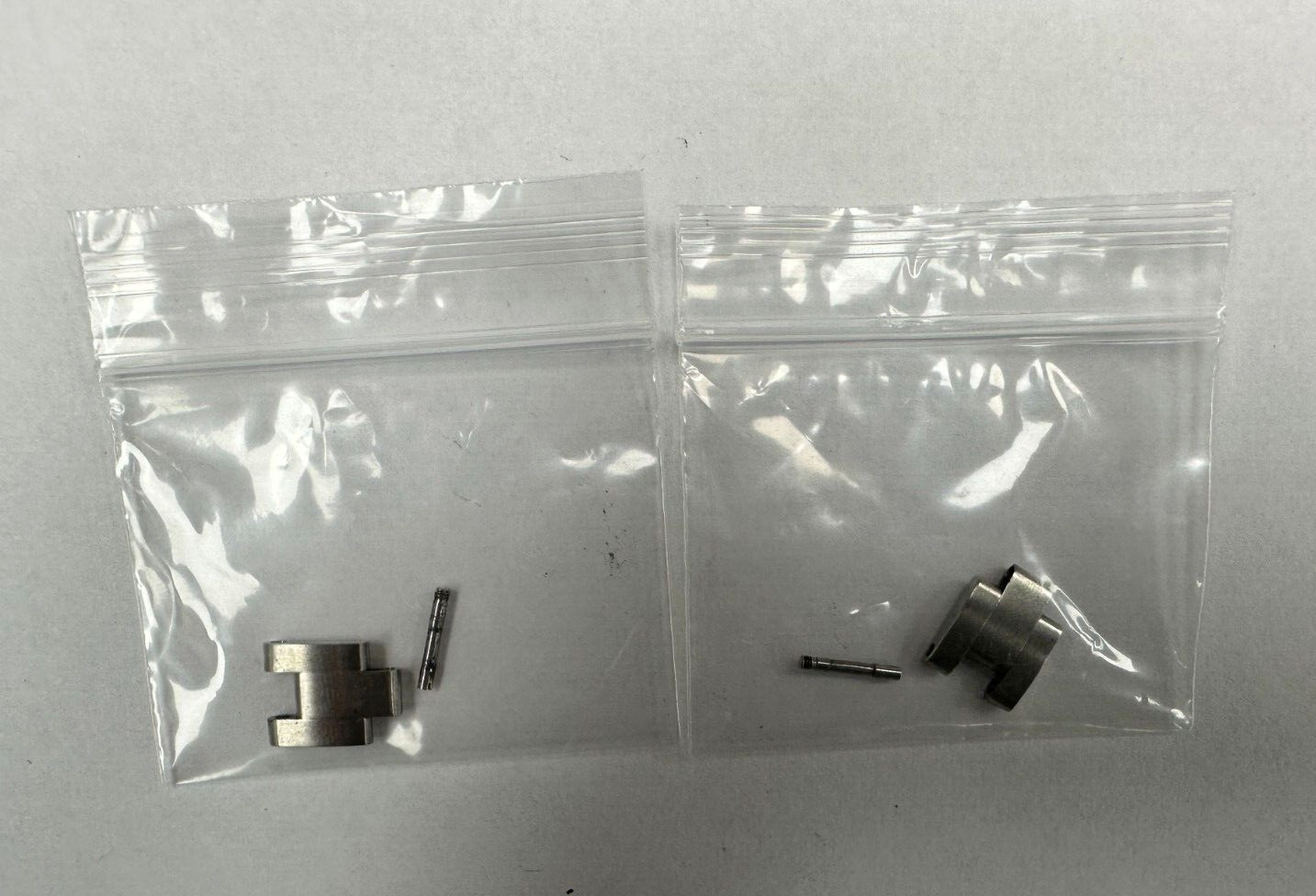 Genuine Rolex 10mm Brushed Solid S/S Oyster Old Style Lot Of 2Links w/Screws Lds