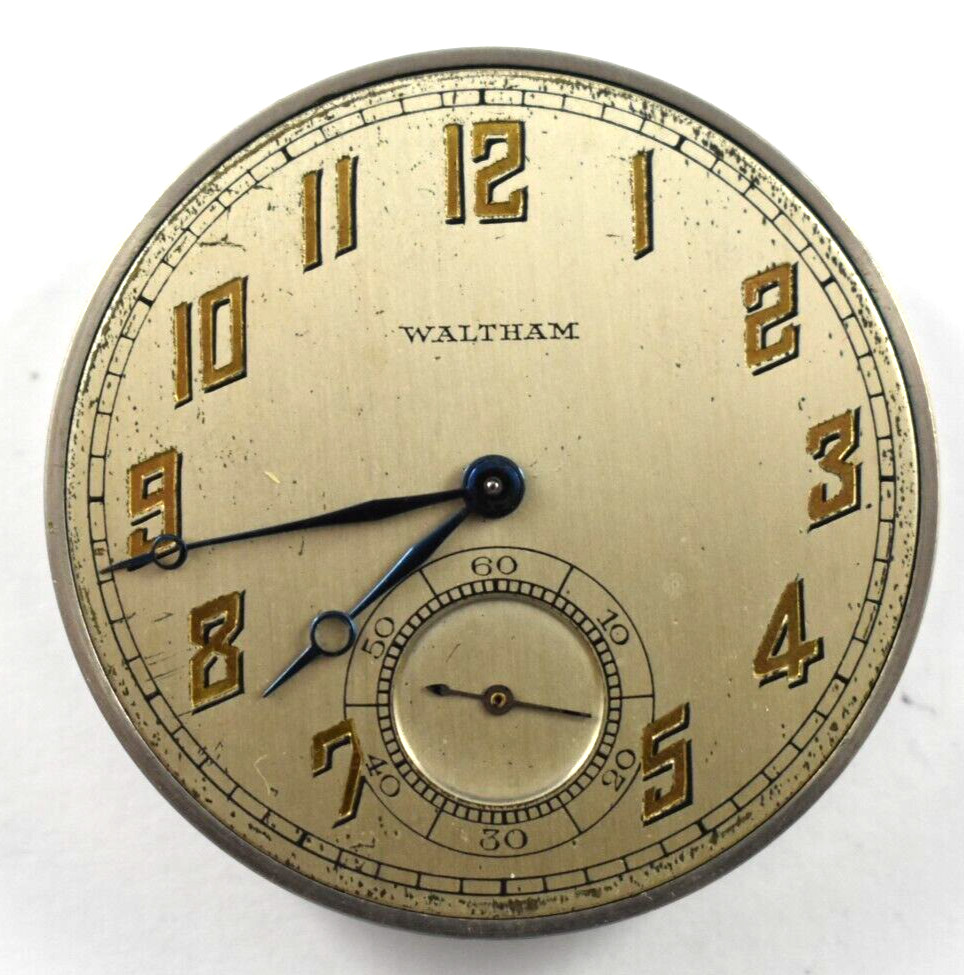 Vintage Waltham Grade 225 12s 17J OF Pocket Watch Movement lot.ff