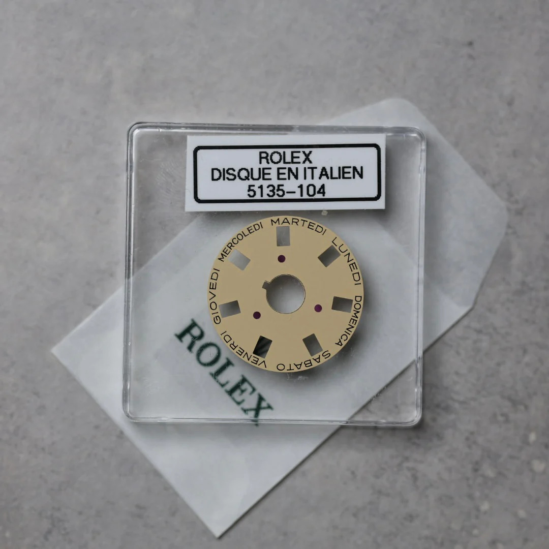 NEW Rolex 3055-5135-104 Italian Champagne Week Day Indicator 5055