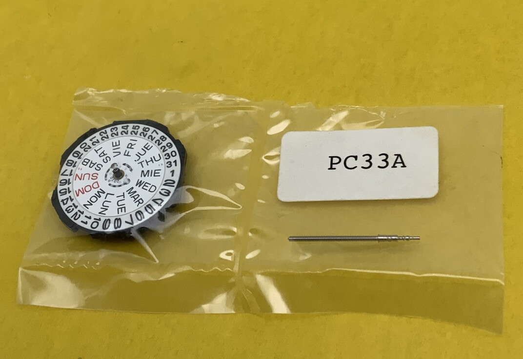 NEW Morioka Tokei PC33A Watch Movement. Date @ 3
