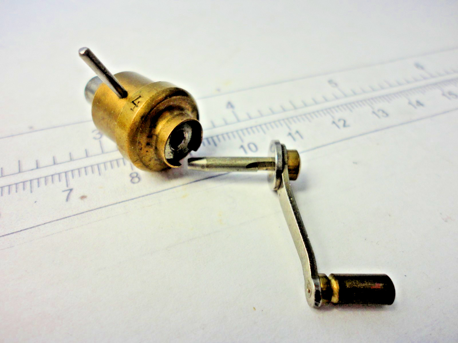 Watchmakers Mainspring Winder Drum & Arbor #4