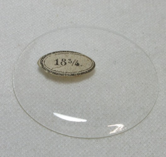 GLASS POCKET WATCH CRYSTAL 18 3/4 WATCHMAKER REPLACEMENT PART #314