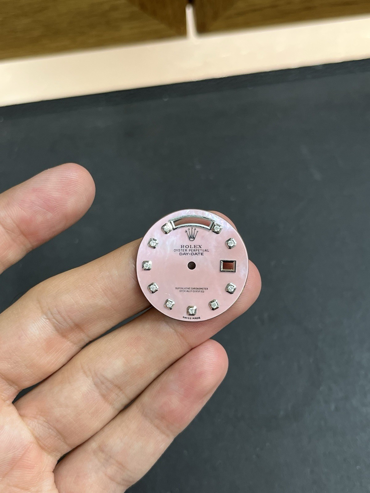 Rolex Day-Date 36mm Pink MOP Diamond Dial