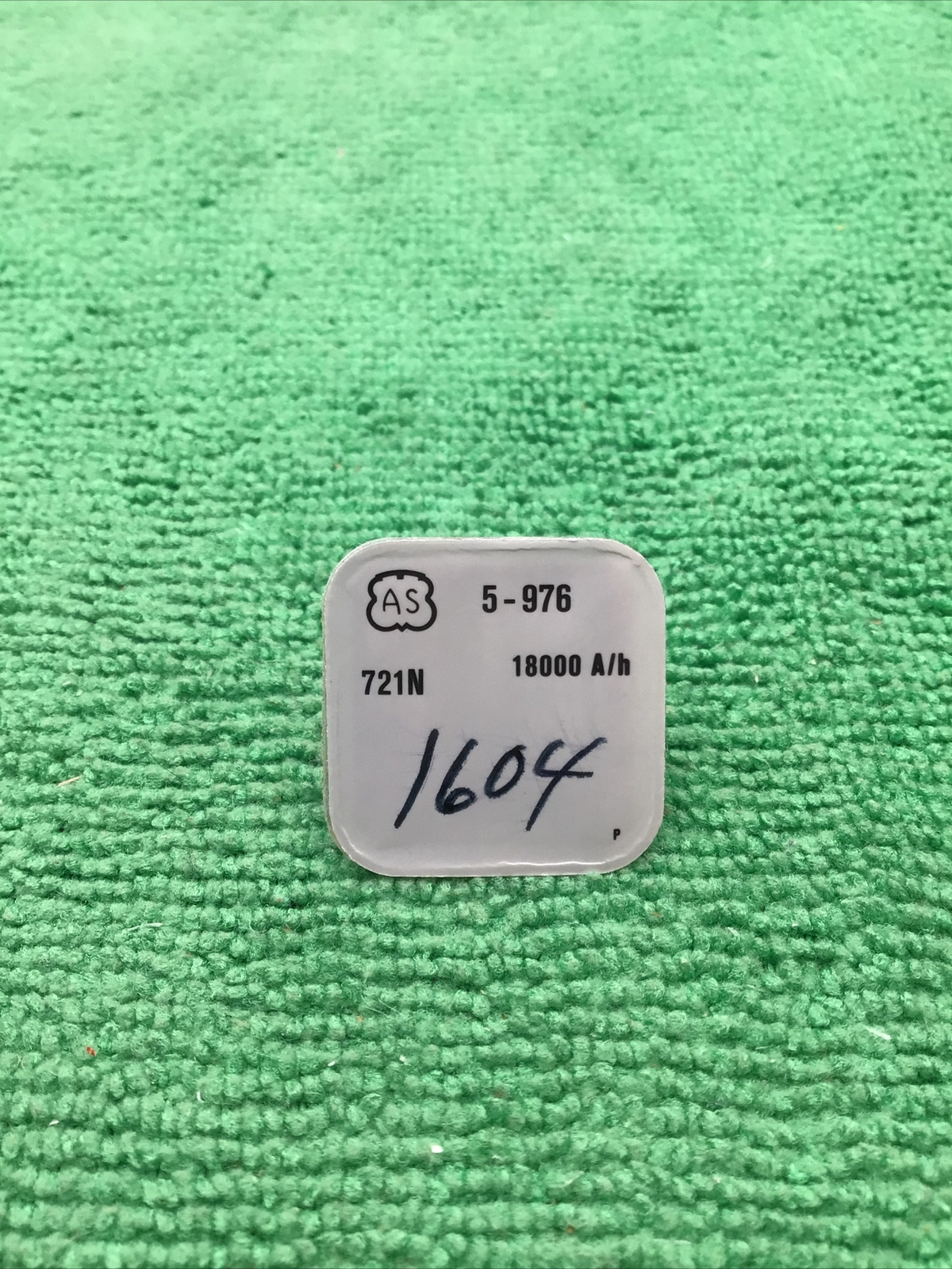 AS 976 721/1604 Balance Wheel Complete Watch Part. NOS Sealed.